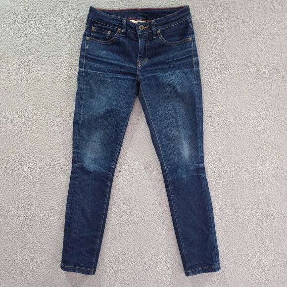Women's skinny stretch cropped jeans - Picture 1 of 10